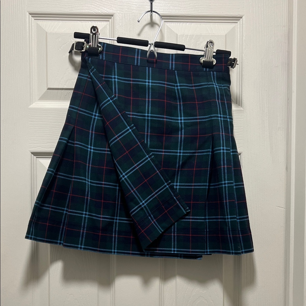 Appleby shirts Plaid Women's Skirt - Blue and Red